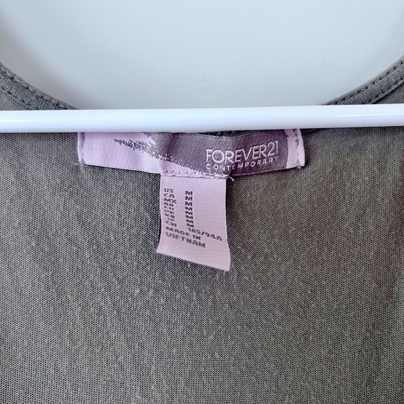 Forever 21 Green Ruched Sheath Maxi Dress - Picture 4 of 6